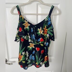NY&Co floral blouse size M